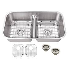 double bowl kitchen sink, stainless