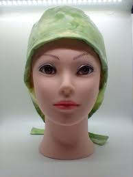 Buy Medical Hat,scrub Cap,chemo Hat,fabric Cap,hair Cover Cap,lime Tie  Dye,surgical Tech, ICU, Vet Tech,rn Online in India