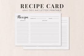 Sie sind außerdem eine gute alternative für gewerbetreibende und. Free Cooking Recipe Card Template Rc1 Druckbare Rezeptkarten Rezeptkarten Ausdruckbare Vorlagen