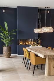 Biophilic Sustainable Interior Design Biophilic Design Inspiration With Pantone Classic Blue Dfordesign Beautiful Dining Rooms Dining Room Blue Dining Room Design