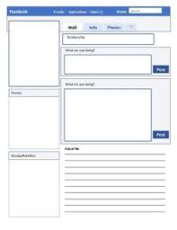 Education & kids website templates. Facebook Profile Template Worksheets Teachers Pay Teachers