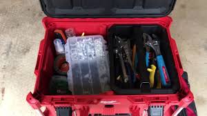 This mod is so easy, quick and really assist with organizing your small parts within the bins, cups, containers, what ever you want to ca. Milwaukee Packout Tool Rig Tour Youtube