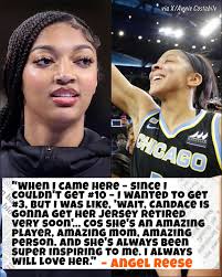 I've always watched Candace Parker. She's an amazing player, I always  admire her. When I came here