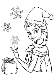 Disney movie funny free dog coloring page to print and color. Frozen Christmas Coloring Pages 30 Images Free Printable