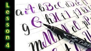 Beginner Brush Pen Handlettering Capital Letters How To Hand Letter Youtube Then, you can practice what you've learned on.
