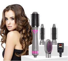 4 In 1 Hot Air Brush Hair Dryer Brush Styler Volumizer Negative Ionic Electric Blow Dryer Brush In 2021 Hair Dryer Brush Hair Brush Straightener Hair Blow Dryer