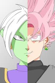 This article is about the zamasu from universe 10 within the main timeline (before time is altered). Goku Black Ssjr And Zamasu From Dragon Ball Super Domestika