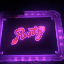 Glowtray X Runtz Logo Art Led Rolling Glow Tray Cookies Purple Etsy Art Logo Diy Resin Tray Resin Diy