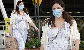 Katharine Mcphee Looks Chic In A White Floral Dress As She Masks Up To Go Shopping In La Daily Mail Online
