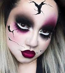 X Ina Pronouncedasdepesh On Instagram Creepy Broken Doll Eye Contour Palette And Trooper Doll Makeup Halloween Amazing Halloween Makeup Halloween Makeup