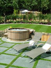Eine badewanne unter freiem himmel! Entspannende Badewanne Im Garten Geniessen