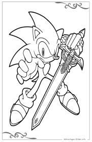 Malvorlage Sonic Coloring And Malvorlagan