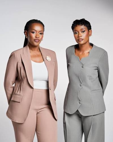 A woman in a well-tailored suit is always in style.