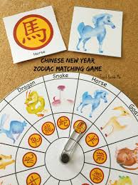 2017 is a fire rooster year. Chinese New Year Zodiac Matching Game Teach Beside Me