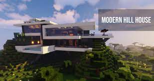 Minecraft modern villa requires a lot of blocks to be placed for its construction,to know how to build a minecraft modern villa step by step,here is minecraft modern house tutorial. Modern Hill House 2 Minecraft Map