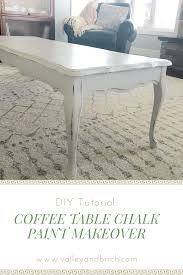 Chalk Paint Coffee Table Makeover This Refinished Vintage White Coffee Table Would Look S Painted Coffee Tables Chalk Paint Coffee Table Coffee Table Makeover