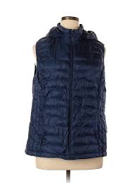 Details About 32 Degrees Women Blue Vest 0x Plus