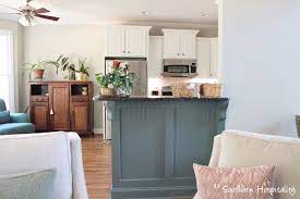 The cabinets also have a flat finish. Our Painted Kitchen Cabinets Southern Hospitality