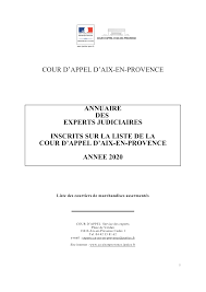 Https Www Cours Appel Justice Fr Sites Default Files 2020 06 Annuaire 202020 20des 20experts 20judiciaires Juin 202020 Pdf