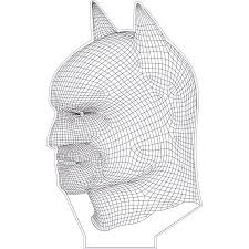 How to draw a realistic batman. Batman 3d Illusion Vector File For Laser And Cnc 3bee Studio