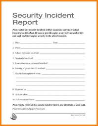 Security Incident Report Template Security Report Incident Report Security Audit