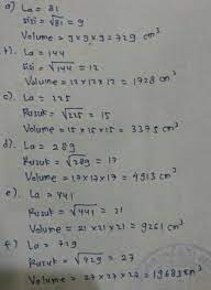 We did not find results for: Tentukan Volume Kotak Berbentuk Kubus Yg Luas Alasnya Sebagai Berikut A 81 Cm B 144 Cm C 225 Brainly Co Id