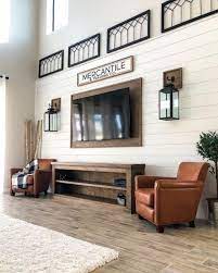 36 Awesome Tv Wall Ideas For Your Living Room Large Wall Decor Living Room Wall Decor Living Room Mounted Tv Ideas Living Rooms