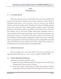 Sistem informasi apa saja yang termasuk dalam sekumpulan sistem informasi manajemen? Makalah Sistem Informasi Akuntansi Spsdp Studi Kasus Pt Surabaya Wi
