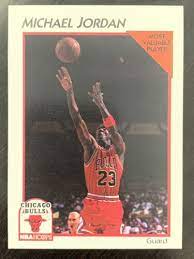 He managed to be proclaimed an mvp for 4 times in nba finals. Mavin 1991 92 Nba Hoops Mvp Michael Jordan Card 5 Chicago Bulls