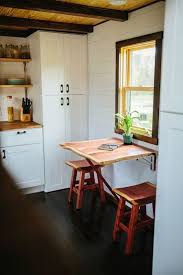 You Might Not Have Space For A Dining Room In The Conventional Sense But A Few Clever Hacks Can Gran Tiny House Kitchen Dining Room Small Small Kitchen Tables