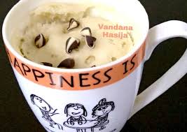 It's like a blank canvas: Vanilla Mug Cake Recipe By Vandana Hasija Cookpad