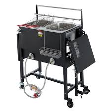 The best outdoor propane turkey fryers, indoor deep fryers, and oilless turkey fryers, plus tips on how to fry a turkey safely for thanksgiving. Barton 2 Burner High Pressure Propane Deep Fryer Reviews Wayfair