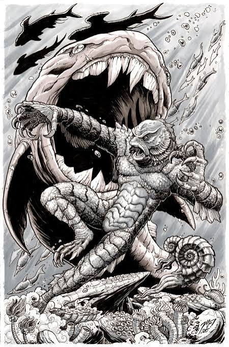 Creature From the Black Lagoon Monsterama print by KaijuSamurai on  DeviantArt