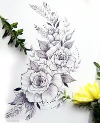 1001 Images Design Of Flower To Draw In 2020 Beautiful Flower Drawings Pencil Drawings Of Flowers Flower Tattoo Drawings