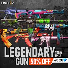 Free fire is a mobile game where players enter a battlefield where there is only one. The Legendary Gun Boxes 50 Sale Is Garena Free Fire Facebook