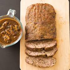 Cast Iron Free Form Meatloaf With Mushroom Gravy Recipe Meatloaf Recipes Meatloaf Gravy Recipes