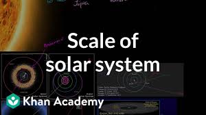 scale of solar system video khan academy