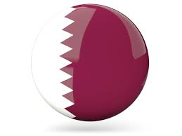 The national flag of qatar (arabic: Glossy Round Icon Illustration Of Flag Of Qatar