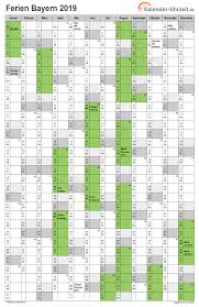 Kalender 2021 mit ferien bayern zum ausdrucken. Ferien Bayern 2019 Ferienkalender Zum Ausdrucken