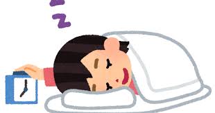 二度寝のイラスト（女性） | かわいいフリー素材集 いらすとや