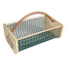 Maine Garden Hod Potting Bench Harvest Basket Cedar