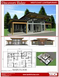 Jetzt floors home angebote durchstöbern & online kaufen. Discovery Ridge Contemporary Modern Houseplan Timberframe Lake House Plans Cottage Plan Modern House Plans