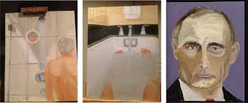 Talk about a scam artist. Even the "art" he sells is fake.