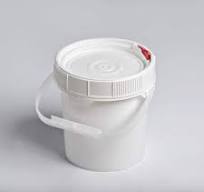 1.25 Gallon Screw Top Round Buckets w/ Plastic Handle & Lid | 26 Pack