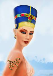 Nefertiti Crown Costume Beautiful Queen Nerfertiti Nefertiti Queen Nefertiti Egyptian Era