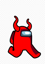 Hd Red Among Us Walking Character With Devil Horns Png Citypng Tons of awesome among us wallpapers to download for free. hd red among us walking character with