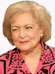 Betty White Reaction Sticker
