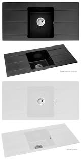 Abode Zero 1 0 Bowl Double Drainer Granite Sink Sinks Taps Com Sink Granite Kitchen Sinks Granite Sink