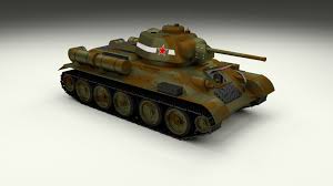 T34 76 With Interior Camo 3d Model Interior Model Camo T 34 3d Model Camo