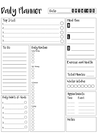 Download blank editable to do list templates for business. Printable Planning Planner Routine Daily Erase Goals Daily Free Meal List Dry To Dodail Daily Planner Pages Daily Planner Printable Daily Planner